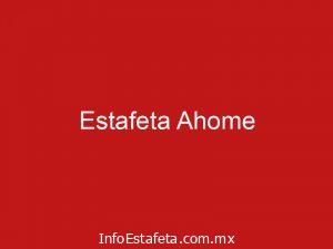 Estafeta Ahome