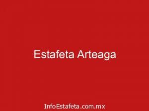 Estafeta Arteaga
