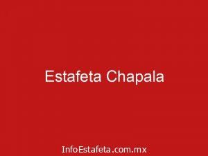 Estafeta Chapala