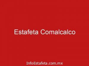 Estafeta Comalcalco