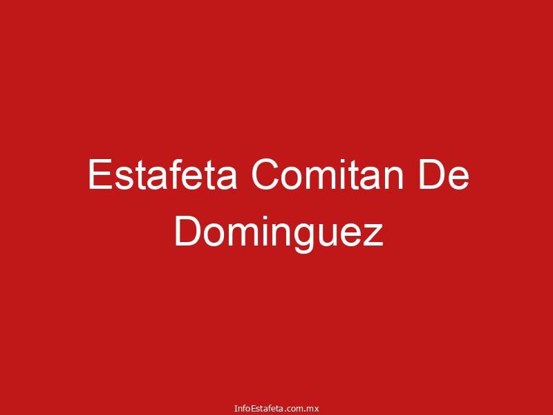 Estafeta Comitan De Dominguez