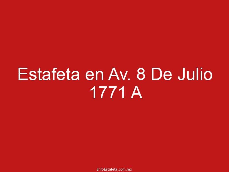 Estafeta en Av. 8 De Julio 1771 A