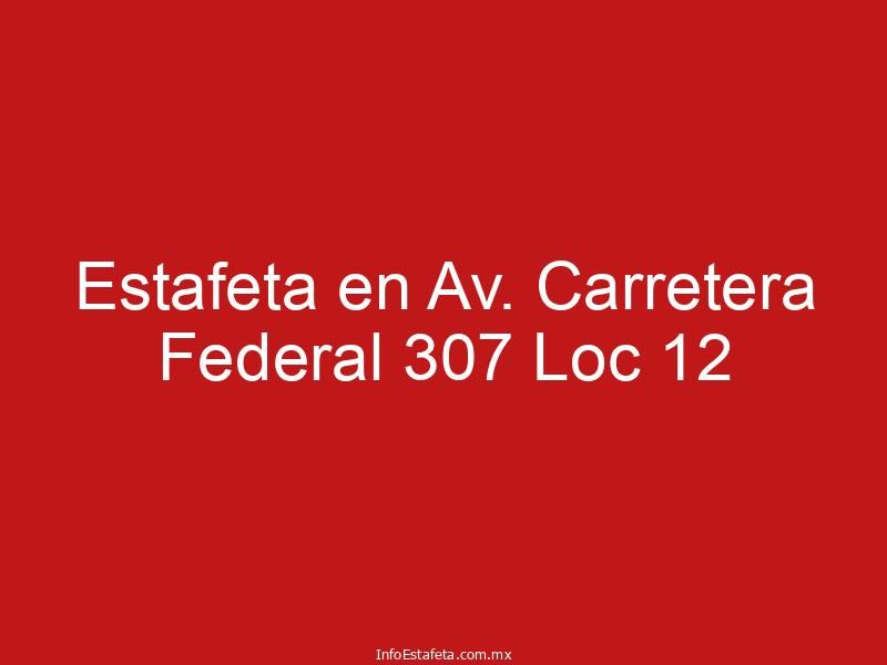 Estafeta en Av. Carretera Federal 307 Loc 12