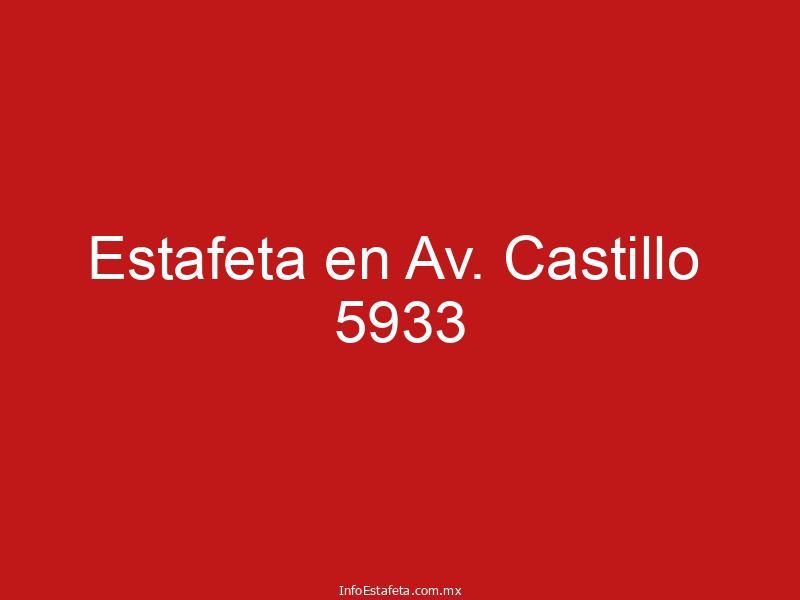 Estafeta en Av. Castillo 5933