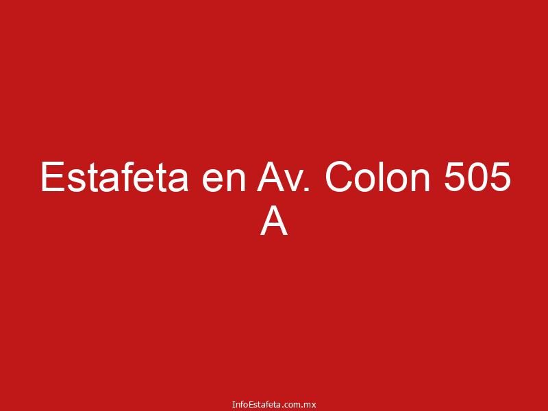 Estafeta en Av. Colon 505 A
