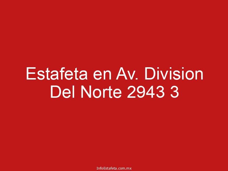 Estafeta en Av. Division Del Norte 2943 3