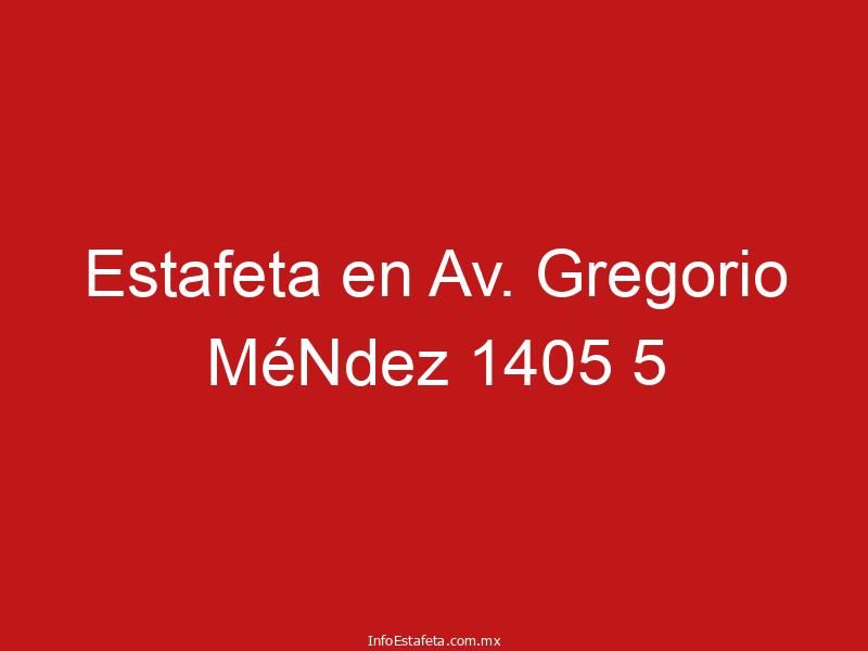 Estafeta en Av. Gregorio MéNdez 1405 5