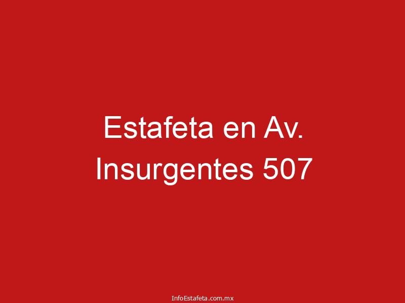 Estafeta en Av. Insurgentes 507