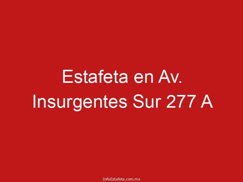 Estafeta en Av. Insurgentes Sur 277 A
