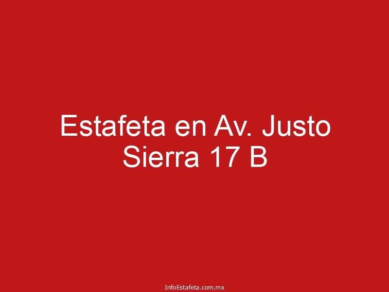 Estafeta en Av. Justo Sierra 17 B