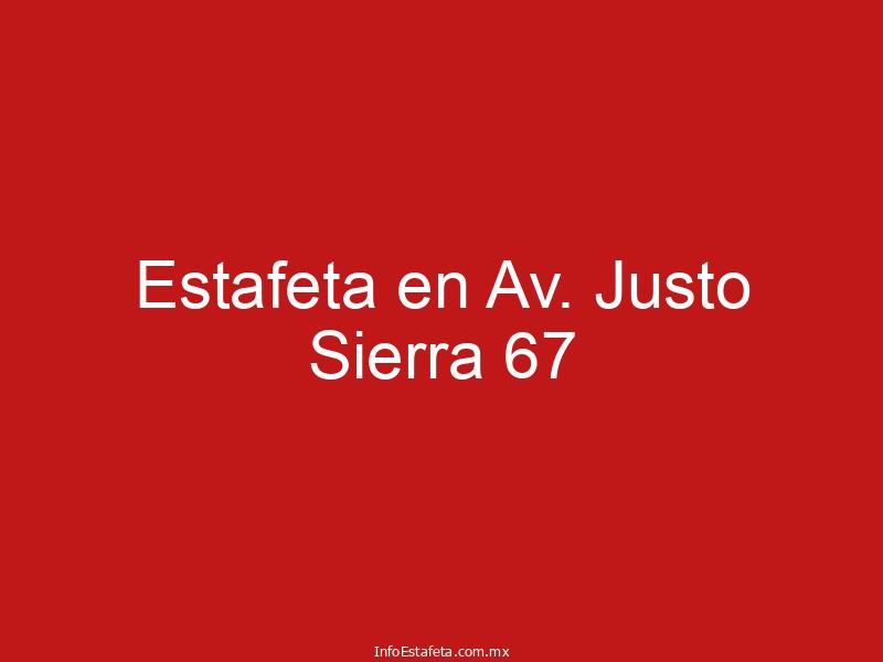 Estafeta en Av. Justo Sierra 67