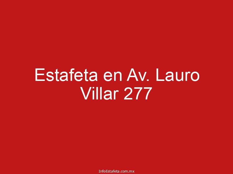 Estafeta en Av. Lauro Villar 277