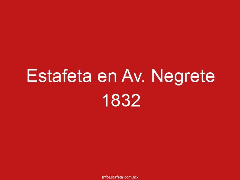Estafeta en Av. Negrete 1832