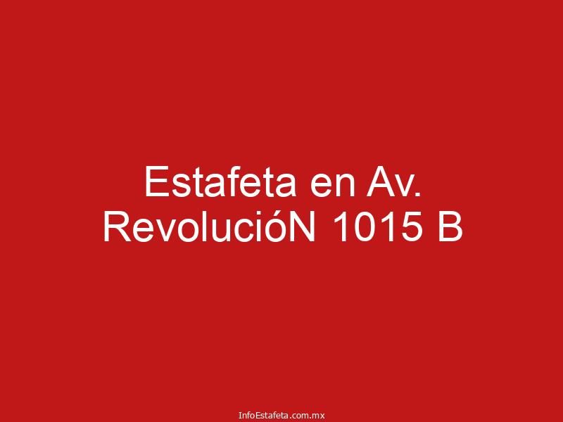 Estafeta en Av. RevolucióN 1015 B