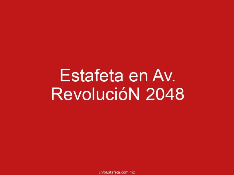 Estafeta en Av. RevolucióN 2048