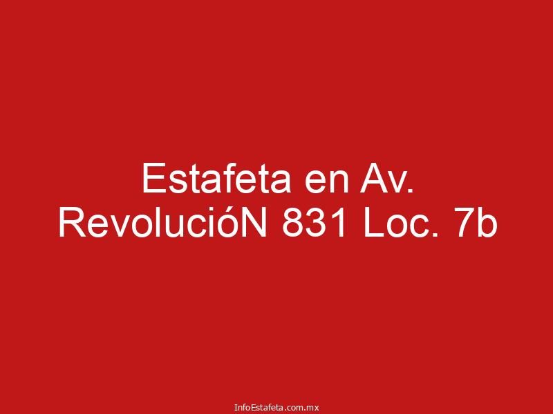 Estafeta en Av. RevolucióN 831 Loc. 7b