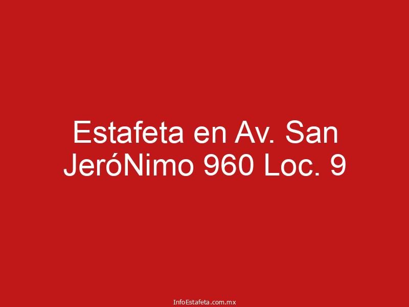 Estafeta en Av. San JeróNimo 960 Loc. 9