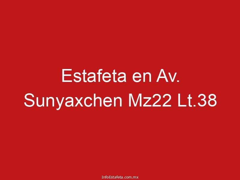 Estafeta en Av. Sunyaxchen Mz22 Lt.38