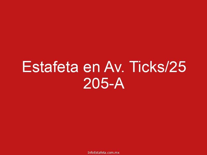 Estafeta en Av. Ticks/25 205-A