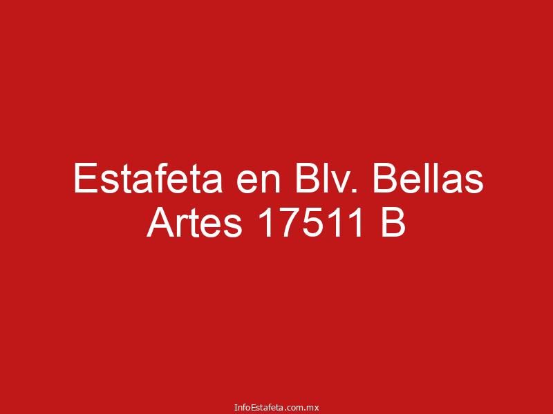 Estafeta en Blv. Bellas Artes 17511 B