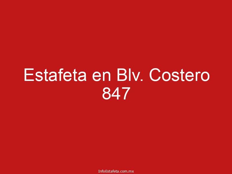 Estafeta en Blv. Costero 847