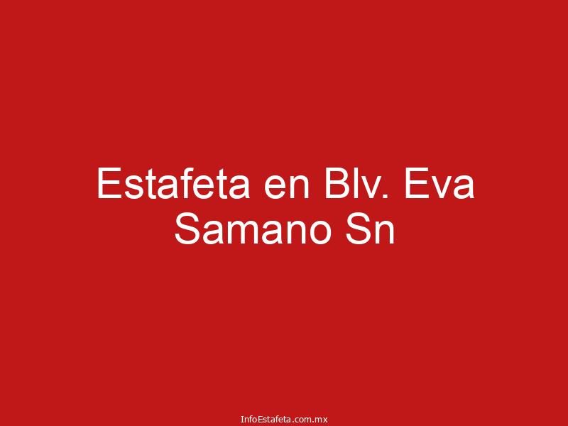 Estafeta en Blv. Eva Samano Sn