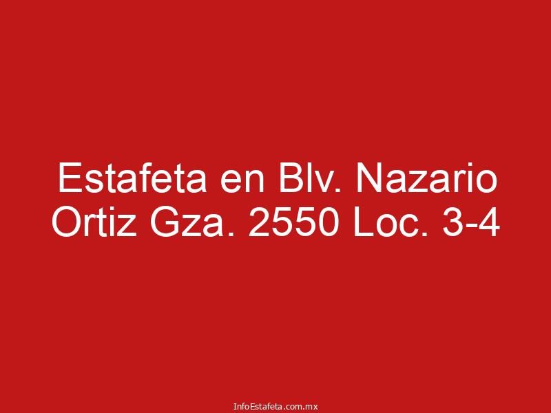 Estafeta en Blv. Nazario Ortiz Gza. 2550 Loc. 3-4