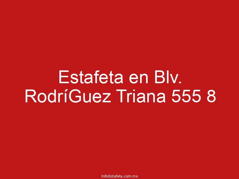 Estafeta en Blv. RodríGuez Triana 555 8