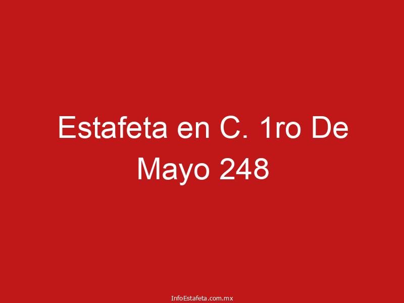 Estafeta en C. 1ro De Mayo 248