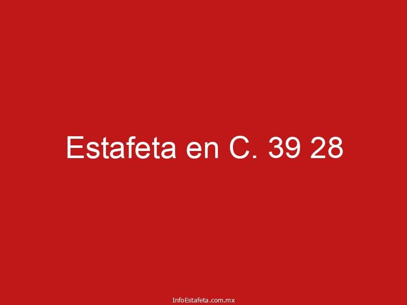 Estafeta en C. 39 28