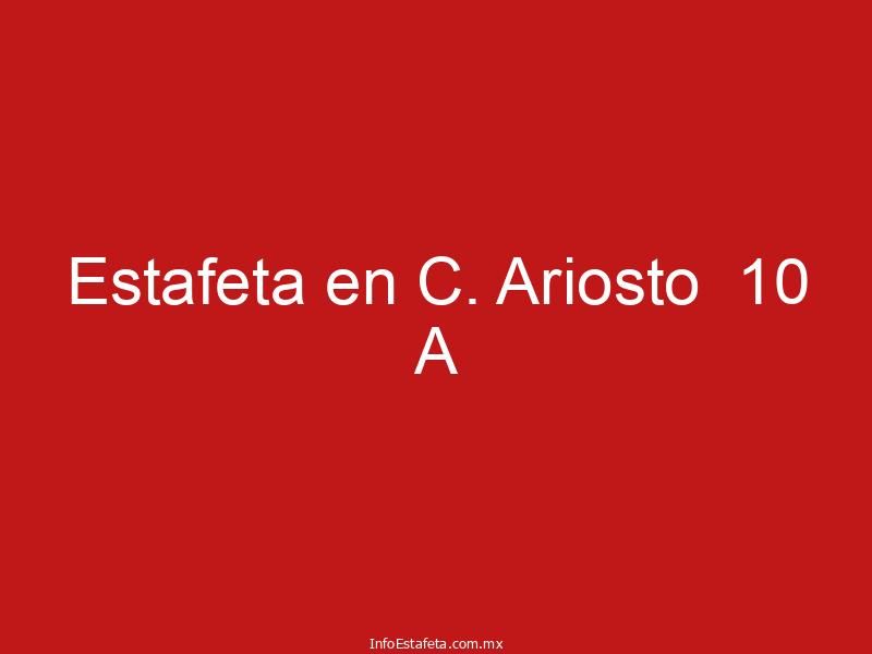 Estafeta en C. Ariosto 10 A
