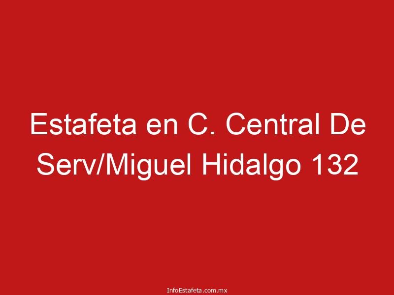 Estafeta en C. Central De Serv/Miguel Hidalgo 132
