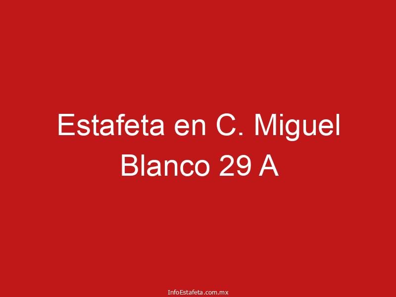 Estafeta en C. Miguel Blanco 29 A