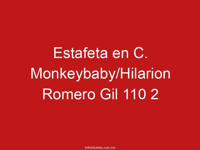 Estafeta en C. Monkeybaby/Hilarion Romero Gil 110 2