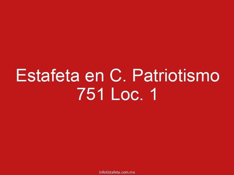 Estafeta en C. Patriotismo 751 Loc. 1