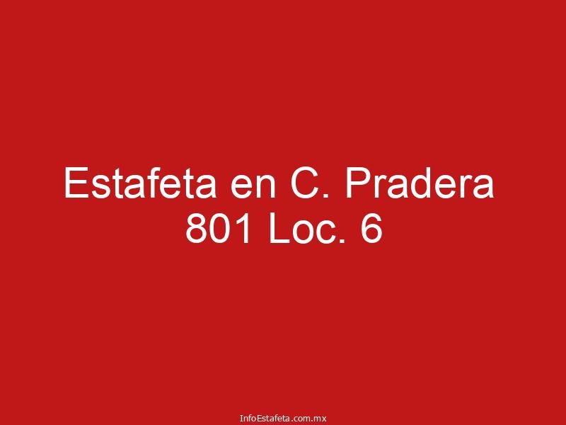 Estafeta en C. Pradera  801 Loc. 6