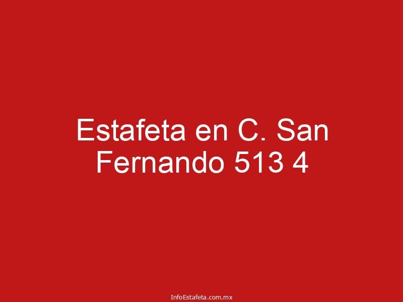 Estafeta en C. San Fernando 513 4
