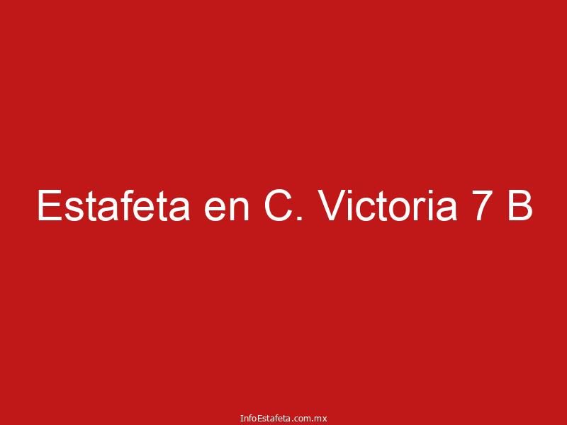 Estafeta en C. Victoria 7 B
