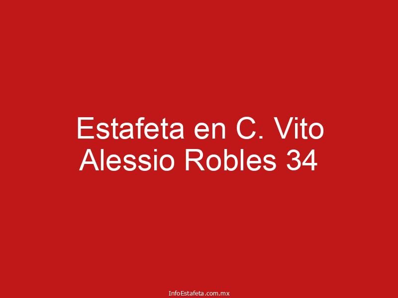 Estafeta en C. Vito Alessio Robles 34