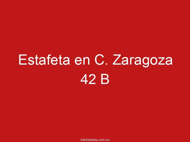 Estafeta en C. Zaragoza 42 B