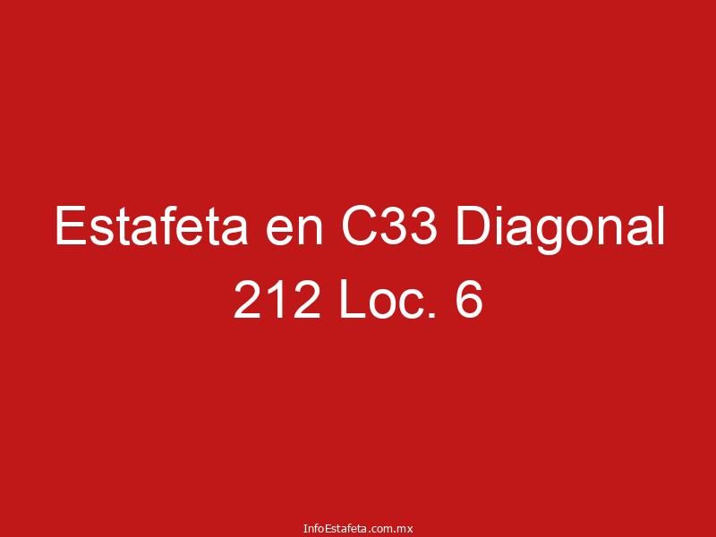 Estafeta en C33 Diagonal 212 Loc. 6