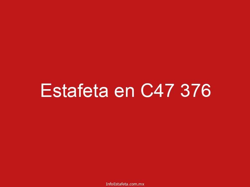 Estafeta en C47 376