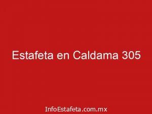 Estafeta en Caldama 305