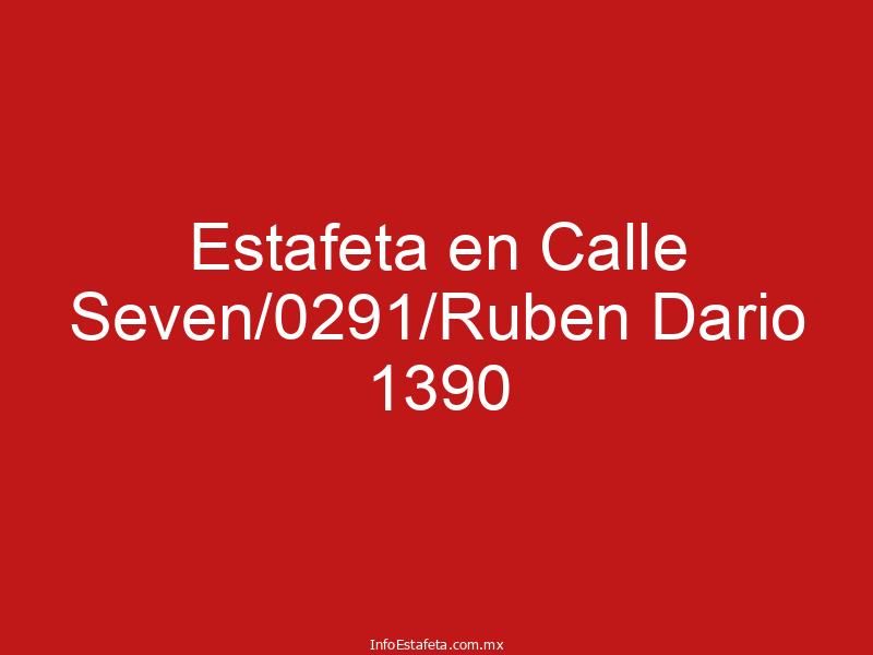 Estafeta en Calle Seven/0291/Ruben Dario 1390