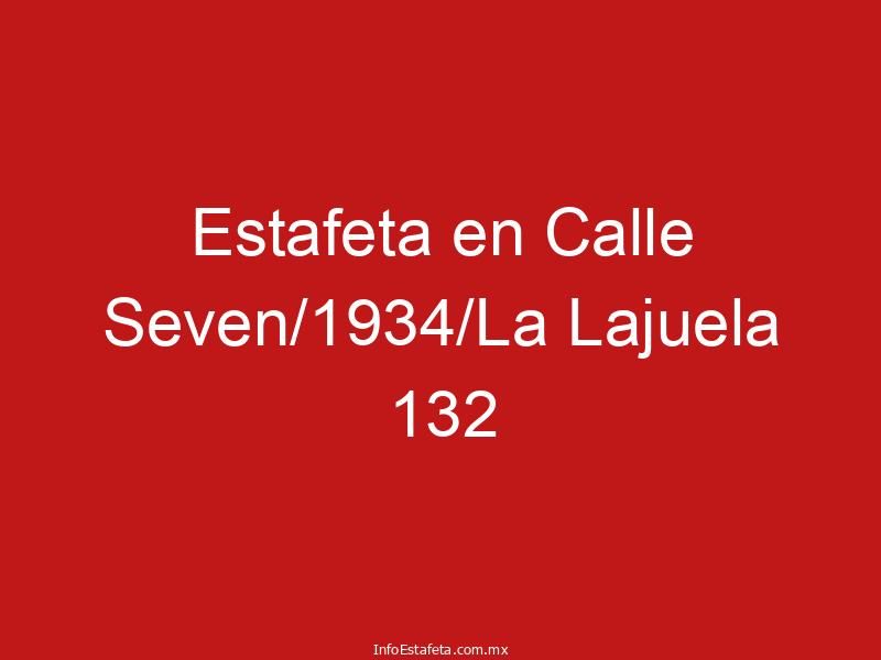 Estafeta en Calle Seven/1934/La Lajuela 132
