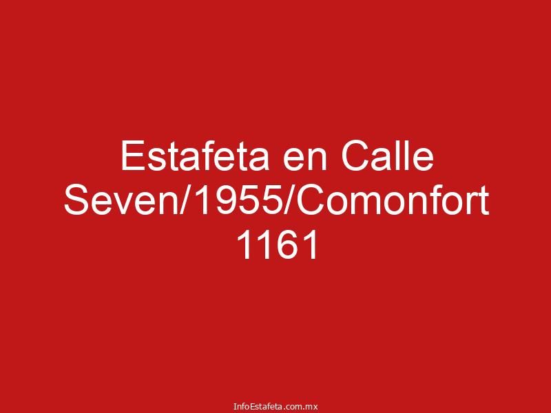 Estafeta en Calle Seven/1955/Comonfort 1161
