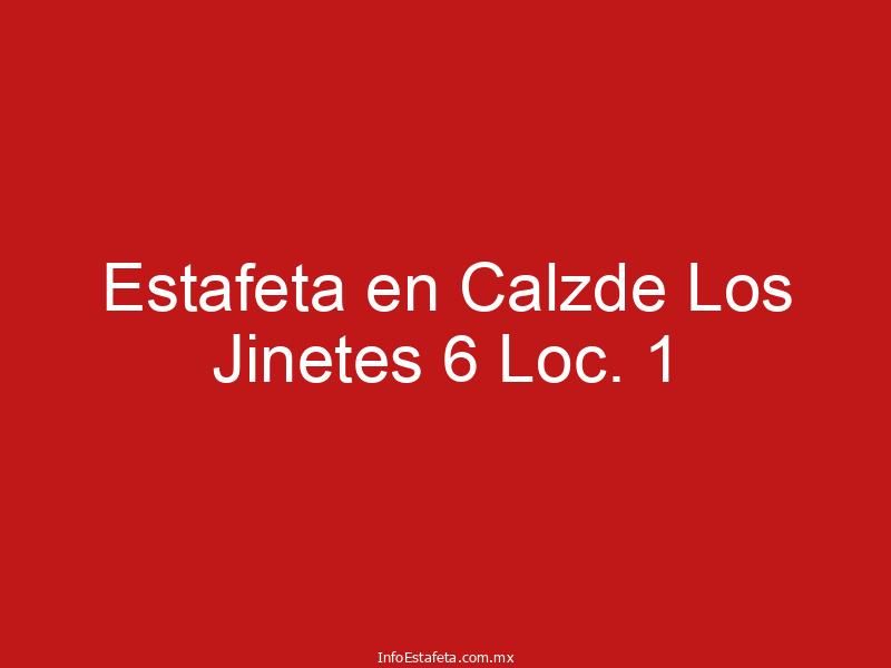 Estafeta en Calzde Los Jinetes 6 Loc. 1