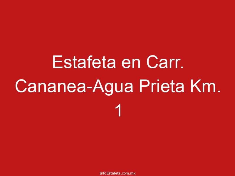 Estafeta en Carr. Cananea-Agua Prieta Km. 1