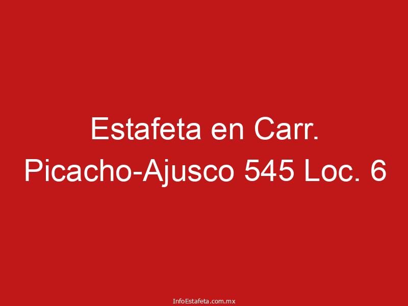 Estafeta en Carr. Picacho-Ajusco 545 Loc. 6