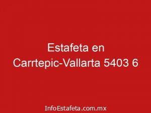 Estafeta en Carrtepic-Vallarta 5403 6